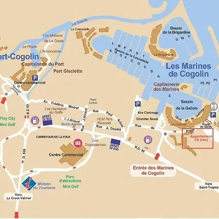 Apartment A 50 M De La Et Du Port ! Gassin